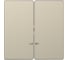 2-ая клавиша Systeme Electric Merten D-Life Сахара с линзой для LED модуля SE MTN3420-6033 1