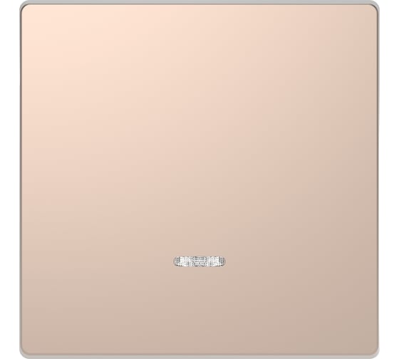 1-ая клавиша Systeme Electric Merten D-Life Шампань с линзой для LED модуля SE MTN3320-6051 1