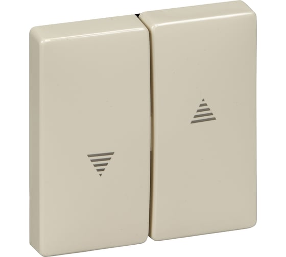 2-ая жалюзийная клавиша Systeme Electric Merten SD Бежевый термопласт SE MTN411544