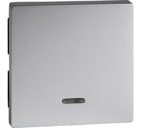 1-ая клавиша Systeme Electric Merten SM Алюминий, с подсветкой SE MTN431060