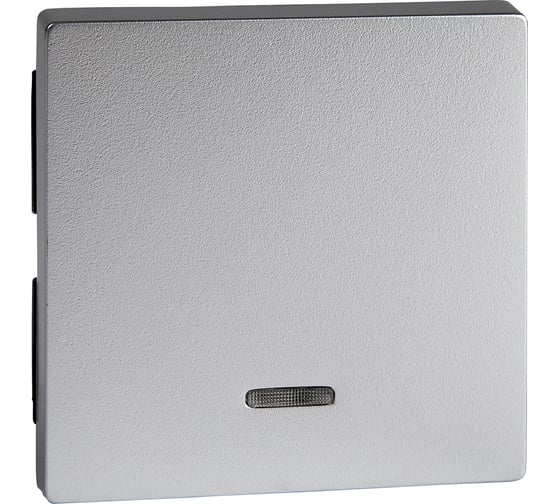 1-ая клавиша Systeme Electric Merten SM Алюминий, с подсветкой SE MTN431060