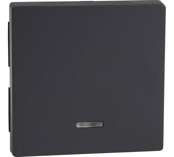 1-ая клавиша Systeme Electric Merten SM Антрацит, с подсветкой SE MTN431014