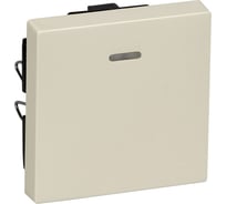 1-ая клавиша Systeme Electric Merten SM Бежевый глянец, с подсветкой SE MTN436044