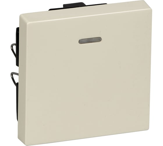 1-ая клавиша Systeme Electric Merten SM Бежевый глянец, с подсветкой SE MTN436044