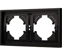 Рамка Arlight пластиковая FRM-TENDO-PL-2-BK 1шт 053840