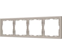 Рамка Arlight пластиковая FRM-NOBE-SFPL-4-CA 1шт 059460