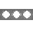 Рамка Arlight пластиковая FRM-TENDO-PL-3-GR 1шт 053845 2