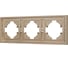 Рамка Arlight пластиковая FRM-TENDO-PL-3-GD 1шт 053846 1