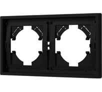 Рамка Arlight пластиковая FRM-TENDO-SFPL-2-BK 1шт 054646