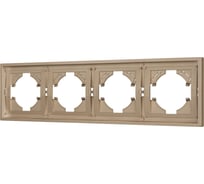 Рамка Arlight пластиковая FRM-TENDO-PL-4-GD 1шт 053850