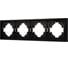 Рамка Arlight пластиковая FRM-TENDO-PL-4-BK 1шт 053848 1
