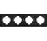 Рамка Arlight пластиковая FRM-TENDO-PL-4-BK 1шт 053848 2