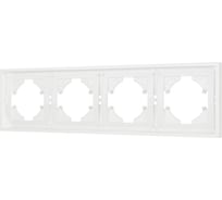 Рамка Arlight пластиковая FRM-TENDO-SFPL-4-WH 1шт 054656