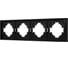 Рамка Arlight пластиковая FRM-TENDO-SFPL-4-BK 1шт 054654 1