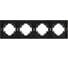 Рамка Arlight пластиковая FRM-TENDO-SFPL-4-BK 1шт 054654 3