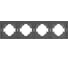 Рамка Arlight пластиковая FRM-TENDO-SFPL-4-GR 1шт 054655 2