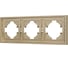 Рамка Arlight пластиковая FRM-TENDO-SFPL-3-GD 1шт 054651 1