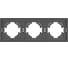 Рамка Arlight пластиковая FRM-TENDO-SFPL-3-GR 1шт 054652 2