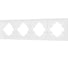 Рамка Arlight пластиковая FRM-TENDO-PL-4-WH 1шт 053847 1