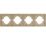 Рамка Arlight пластиковая FRM-TENDO-SFPL-4-GD 1шт 054663 2