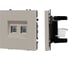 Механизм сдвоенной компьютерной розетки Arlight SCT-NOBE-MPC2-SFPL-CA 1шт 059450 3