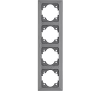 Вертикальная 4-местная рамка NE-AD Aras, Графит, 93-21-81