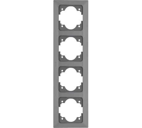 Вертикальная 4-местная рамка NE-AD Aras, Графит, 93-21-81