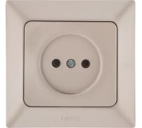 Розетка NE-AD без заземления, керамика, 16А, 250В, Aras, Бронза, 93-123-02-P