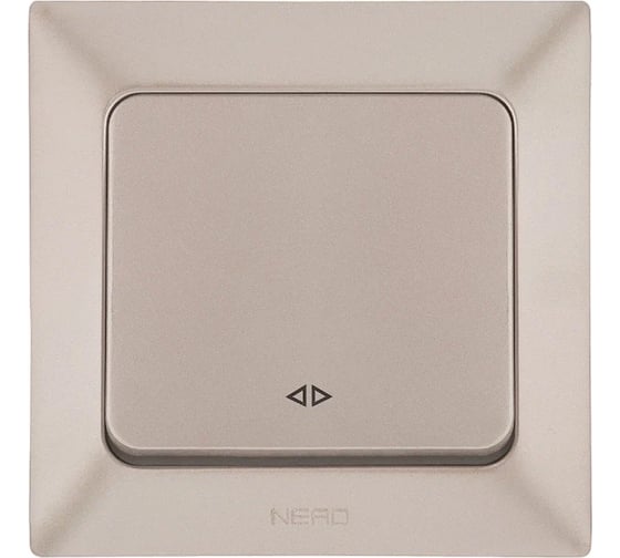 Перекрёстный переключатель NE-AD 10А, 250В, Aras, Бронза,1/12/120, 93-123-51 1