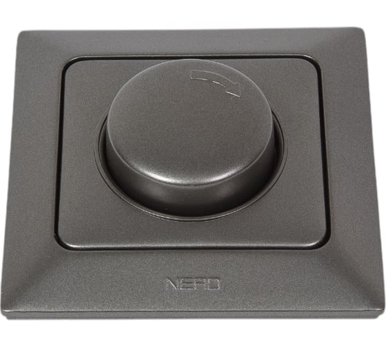 Диммер NE-AD 1000W, 250В, 10А, Aras, Графит, 93-121-10