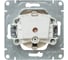 Механизм розетки EKF 16А, с заземлением, со шторками, кремовый Эпика UP1-SOI-111 3