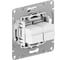 Механизм розетки EKF RJ45 - 2шт, (cat5), мокко Эпика UP1-SOM-2RJ45-5 3