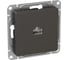 Механизм розетки EKF RJ45 (cat5), мокко Эпика UP1-SOM-RJ45-5 2