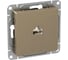 Механизм розетки EKF RJ45 (cat5), шампань Эпика UP1-SOC-RJ45-5 2