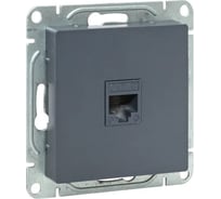 Механизм розетки EKF RJ45 (cat5), графит Эпика UP1-SOG-RJ45-5