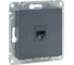 Механизм розетки EKF RJ45 (cat5), графит Эпика UP1-SOG-RJ45-5 1
