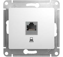 Механизм компьютерной розетки Systeme Electric GLOSSA PRO RJ45 кат.5E, белый GSL000181KRU