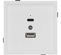 Механизм USB розетки Arlight SCT-TENDO-MUAC-SFPL-WH 1шт 054539