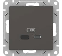 Механизм розетки EKF USB-С, быстрая, мокко Эпика UP1-SOM-USBCF