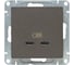 Механизм розетки EKF USB-C - 2шт, мокко Эпика UP1-SOM-2USBC 2