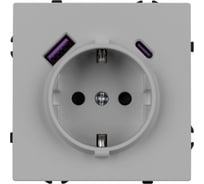 Механизм розетки Arlight с USB зарядкой SCT-NOBE-MUAC-SFPL-IS 1шт 059445