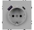 Механизм розетки Arlight с USB зарядкой SCT-NOBE-MUAC-SFPL-IS 1шт 059445 1