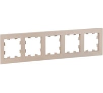 5 - местная рамка EKF кремовая, пластик Эпика UP1-FPI-05