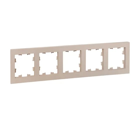 5 - местная рамка EKF кремовая, пластик Эпика UP1-FPI-05 1