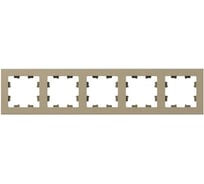 5 - местная рамка EKF шампань, пластик Эпика UP1-FPC-05