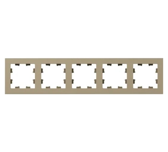 5 - местная рамка EKF шампань, пластик Эпика UP1-FPC-05 1