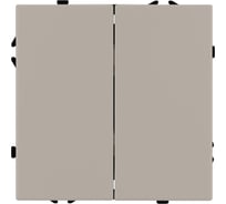 Механизм выключателя Arlight двухклавишный проходной SWT-NOBE-MKP2-SFPL-CA 1шт 059422