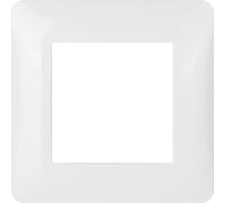 Рамка ЕТР одноместная, Сontact, белая (10шт) 80011-10