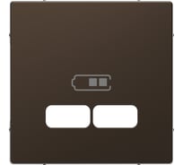 Центральная накладка для USB механизма Systeme Electric Merten D-Life Мокко 2,1А SE MTN4367-6052