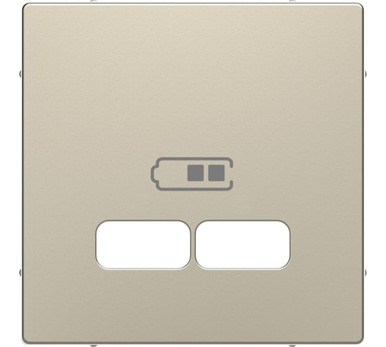 Центральная накладка для USB механизма Systeme Electric Merten D-Life Сахара 2,1А SE MTN4367-6033 1